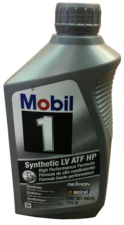 mobil 1 synthetic lv atf dexron hp|Mobil 1 Synthetic Transmission Fluid 1 Quart .